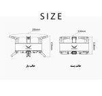 اجاق گاز پرتابل اسنوهاک کد SN-B18-Plus9 - Image 6